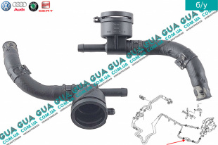 Трубка / штуцер / тройник топливной системи ТНВД   