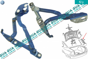 Петля крышки багажника правая VW / ВОЛЬКС ВАГЕН PASSAT 1997-2005 / ПАССАТ 97-05 1.9TDI (1896 куб.см.)