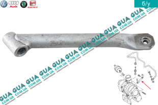 Кронштейн турбины ( компрессора наддува / турбокомпрессора )   