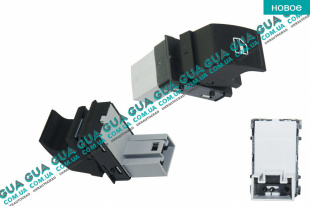 Кнопка стеклоподъемника правая Seat / СЕАТ LEON 2005- 1.4 TSI (1390 куб.см.)