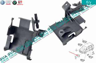 Кронштейн крепления электронного блока комфорта    