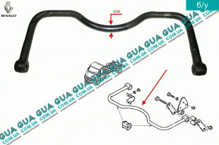 Стабилизатор задний D36 Renault / РЕНО MASCOTT 2004-2010 / МАСКОТ 04-10 3.0TDI (2953 куб.см.)