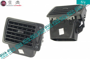 Дефлектор / воздушная заслонка обдува кабины левая 307 / правая   