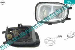 Фара противотуманная левая   