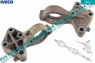 Кронштейн промвала ( подвесного подшипника / полуоси )   