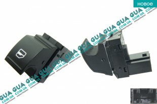 Кнопка стеклоподъемника правая Seat / СЕАТ LEON 2005- 1.4 TSI (1390 куб.см.)