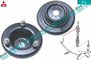 Опора амортизатора передняя ( проставка пружины верхняя ) Mitsubishi / МИТСУБИСИ PAJERO III 2000-2006 / ПАДЖЕРО 3 00-06 2.5TD 4WD (2477 куб.см.)
