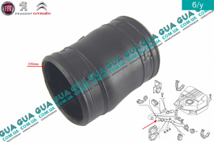 Патрубок / трубка топливной системы ( заливной горловины )   