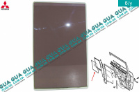 Стекло двери задней левой ( форточка ) Mitsubishi / МИТСУБИСИ PAJERO III 2000-2006 / ПАДЖЕРО 3 00-06 2.5TD 4WD (2477 куб.см.)