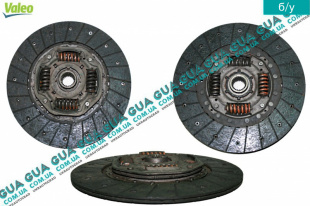 Диск сцепления ( фередо )  D250 Ford / ФОРД TRANSIT 2006- / ТРАНЗИТ 06- 2.2TDCI (2198 куб.см.)