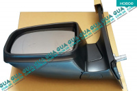 Зеркало заднего вида наружное / боковое механика левое ( черное ) 10-