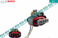 Фишка / разьем с проводами  датчика давления наддува воздуха Мапсенсора 4 контакта