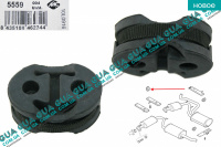 Резинка крепления глушителя ( резиновое кольцо ) 1 шт