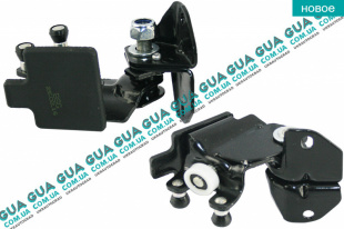 Ролик боковой правой сдвижной двери средний   