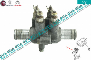 Предварительный подогрев / охлаждающей жидкости двигателя / тосолу на 4 свечи  (  корпус без свечей )   