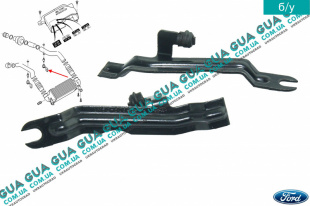 Кронштейн  патрубка интеркулера Ford / ФОРД CONNECT 2002-2013 / КОННЕКТ 02-13 1.8TDCI (1753 куб.см)