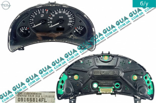 Панель приборов ( спидометр / щиток приборов ) Opel / ОПЕЛЬ CORSA C 2000-2009 / КОРСА С 00-09 1.2 16V (1199куб.см.)