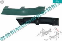 Молдинг / накладка задней правой части кузова ( планка под фонарь ) хетчбек Nissan / НИССАН ALMERA N16 / АЛЬМЭРА Н16 2.2 DCI ( 2184 куб.см.)