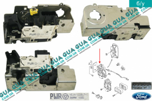 Замок двери передней левой электрический   