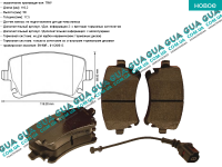 Тормозные колодки задние ( TRW )