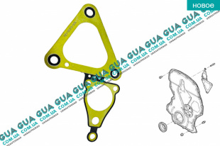 Прокладка передней крышки двигателя ГРМ Ford / ФОРД TRANSIT 2006- / ТРАНЗИТ 06- 2.4TDCI (2402 куб.см)