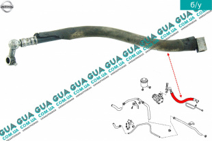 Шланг / патрубок гидроусилителя руля от насоса к рейке ( трубка высокого давления ГУРа ) Nissan / НИССАН ALMERA N16 / АЛЬМЭРА Н16 2.2 DCI ( 2184 куб.см.)