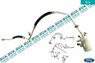 Трубка / патрубок кондиционера от осушителя к испарителю ( шланг )   