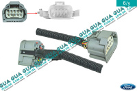 Фишка розьем с проводами / штекер педалі газа ( акселератора, потенциометра )