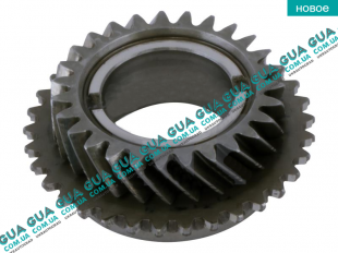 Шестерня ( зубчатое колесо ) 4 передача вала КПП ( 27 зубов )   