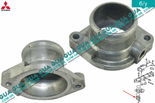 Фланец регулирующей заслонки, подачи воздуха / дроссельной заслонки Mitsubishi / МИТСУБИСИ PAJERO III 2000-2006 / ПАДЖЕРО 3 00-06 3.2DI-D (3200 куб.см.)