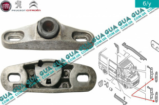 Направляющая втулка / упор боковой сдвижной двери ( фиксатор )   
