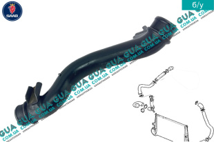 Патрубок ( трубка ) интеркулера ПЛАСТИК   