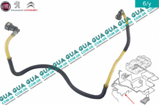 Трубка топливной системы ( от фильтра к ТНВД ) Volvo / ВОЛЬВО V50 2.0D (1998 куб. см.)