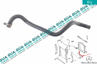 Патрубок / шланг системы охлаждения радиатора верхний ( от радиатора к термостату )   