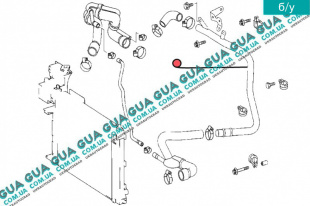 Трубка / патрубок системы охлаждения (обратная магистраль)   
