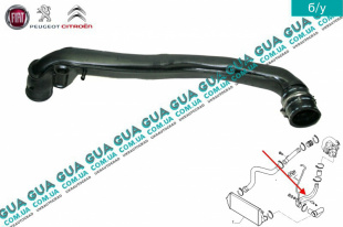 Патрубок интеркулера от турбины к радиатору   