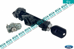 Замок зажигания ( Замок вала рулевого колеса / личинка замка водителя ) ( Комплект )   