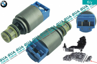 Электроклапан АКПП ( соленоид ) BMW / БМВ 5-series E60 2003-2010 530i xDrive ( 2996 куб. см.)