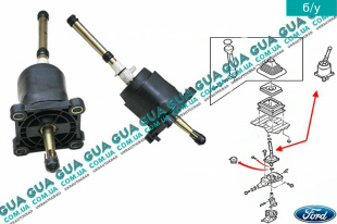 Кулиса / блок переключения КПП 5-ти ступенчатой ( механической коробки переключения передач )   