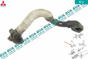 Трубка рециркуляции ЕГР / EGR   