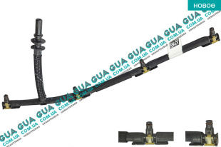 Трубка топливная обратки ( возвратка )  шланг форсунок 10- ( с-ма BOSCH )   