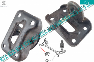 Кронштейн задней балки правый / левый 1 шт.   