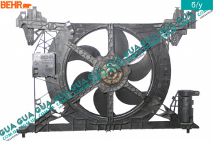 Диффузор основного радиатора ( Вентилятор с моторчиком )   