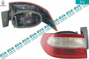 Фонарь задний левый ( лифтбек )   