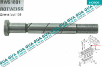 Промежуточный толкатель вакуумного насоса ( привод / палец / шток / вал )