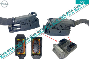 Фишка / разьем блока управления двигателем ( ЭБУ / ECU 1 шт. левая )   