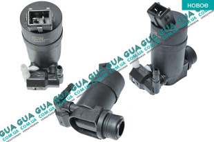 Водяной насос, система очистки окон ( моторчик бачка стеклоомывателя ) Ford / ФОРД FOCUS II 2004-2011 / ФОКУС 2 2.5 ST (2522 куб.см.)