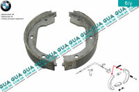 Колодки тормозные стояночного тормоза ( тормозной механизм ручника )