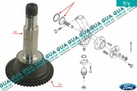 Ось передней ступицы с винцом ABS ( АБС )