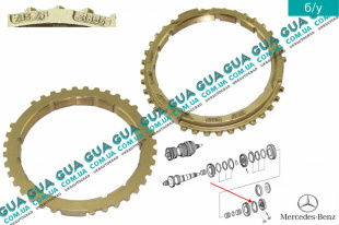 Синхронизатор КПП  задняя передача 6 ступенчатой КПП   